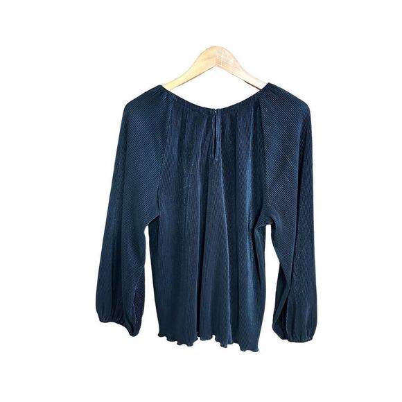 Ann Taylor Large (L) Black Silky NWT Blouse - Picture 2 of 5